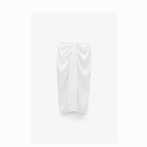 KNOTTED PAREO SKIRT from Zara